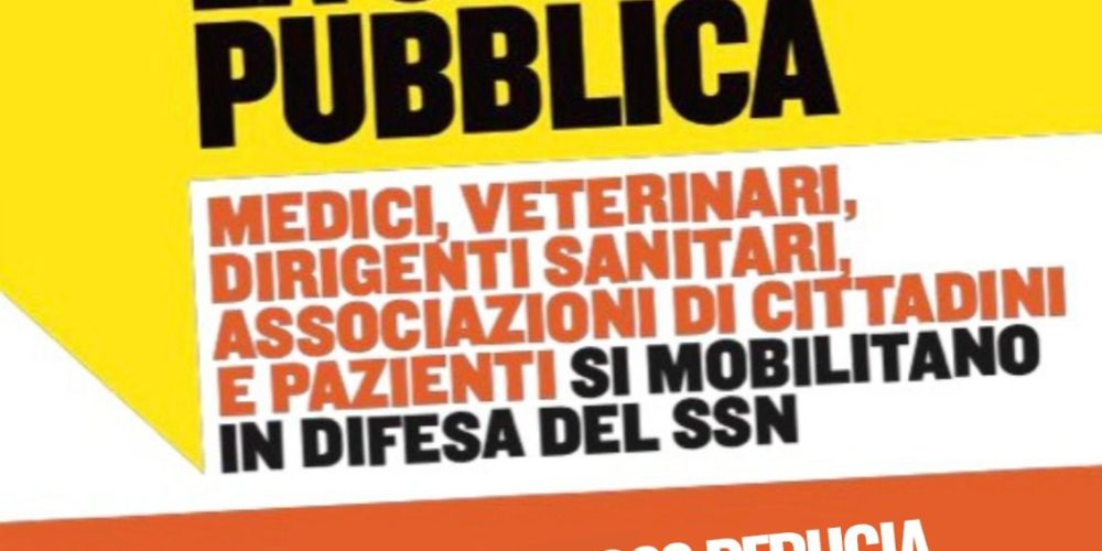 Salviamo la sanità pubblica: giovedì 15 giugno anche la Cisl Medici Umbria scende in piazza